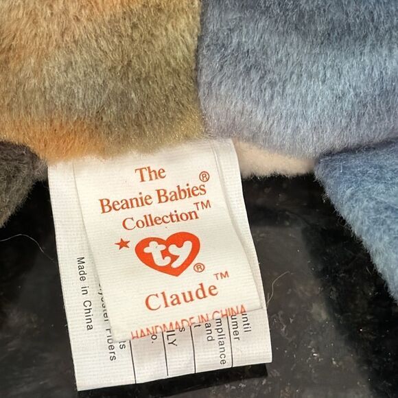 TY Beanie Baby “Claude” the Crab Colours Vary Retired Vintage MWMT (6 inch) - Picture 5 of 9